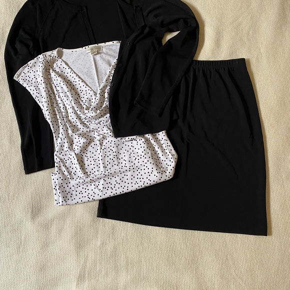 Vintage Casual Corner Collectibles Black Skirt - Picture 5 of 5